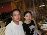 Jon Chan and Joanne at Saisaki